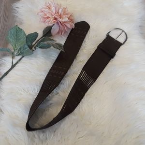 NEXT Brown Leather Belt 45" Medium